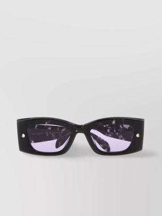 Alexander McQueen acetate square-frame sunglasses