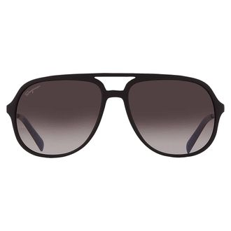 Ferragamo Grey Gradient Pilot Mens Sunglasses SF999S 002 60