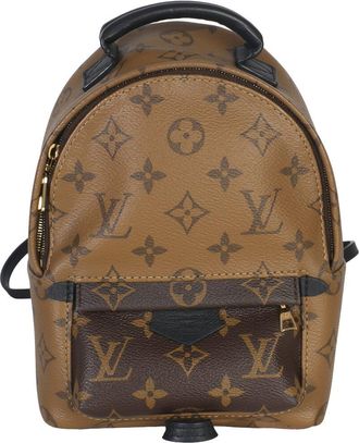 Louis Vuitton Brown Canvas Reverse Monogram Mini Palm Springs (Authentic Pre-Loved)
