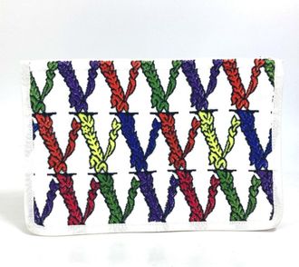Versace Pile Fabric Clutch Bag Pouch (Pre-Owned)