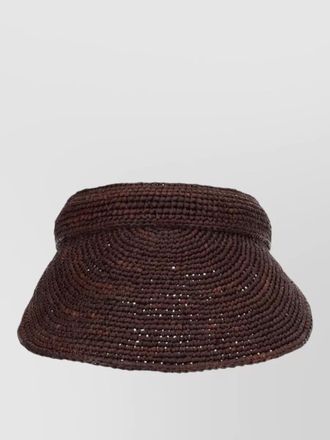 Helen Kaminski erin wide brim hat woven texture