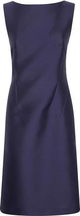Alberta Ferretti Mikado Midi Dress