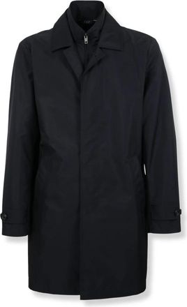 Fay Morning Coat - Heren - Mantel - Zwart - M - Polyester - Jassen