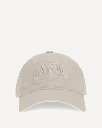 Ganni Canvas Cap with logo Female UNI
