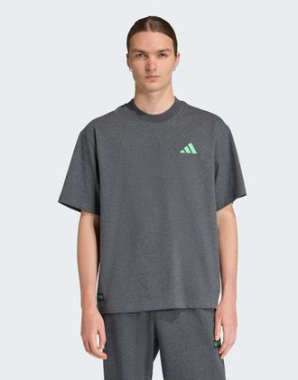 adidas Mercedes AMG Petronas Formula 1 Team - T-shirt felpata premium grigio scuro mélange