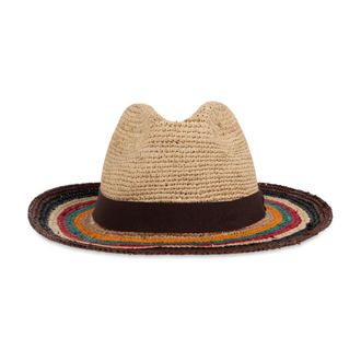 Paul Smith Hats, male, Beige, Size: M Straw Hat
