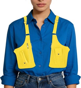 Generic Underarm Shoulder Bag - PVC Polyester | Anti-Theft Sling Holster Double Shoulder Armpit Bag | Lightweight Outdoor Sports Accessory For Men Women Trave