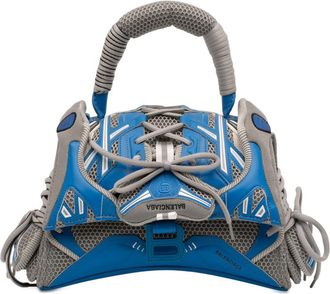 Balenciaga Pre-owned Balenciaga Small Faux Leather and Mesh Sneakerhead Top Handle Bag 661723.4162.S.593994