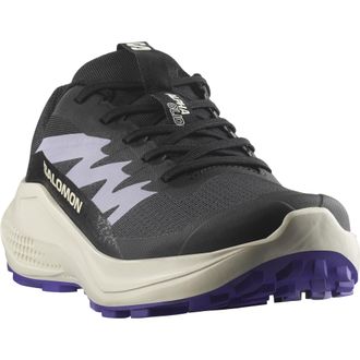 Salomon Trailrunningschuh SALOMON ALPHAGLIDE W, Damen, Gr. 40,5, phantom, vanilla ice, liberty, Synthetik, Textil, Schuhe Trailrunningschuh, wasserdicht