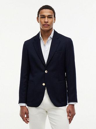 Tommy Hilfiger New York Label Regular Fit Pure Wool Blazer