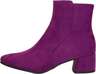 Marco Tozzi Enkellaarsjes Hak - Dames - Laarzen met Hak - Roze - 39 EU - Schoenen