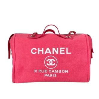 Chanel Pre-owned As4166 Boston Bag - Dames - Pre-owned - Roze - Maat: ONE Size