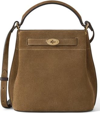 Mulberry Islington Suede Bucket Bag in Salcombe Sand at Nordstrom