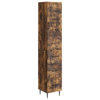 vidaXL Juego De Armarios 2 Uds. 33 X 34,5 X 90 Cm Madera De Ingenier&iacute;a Vidaxl
