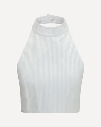 Alaia Cotton poplin plastron Top Female 38