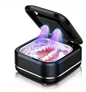 OEM Limpiador Ultras&oacute;nico Para Retenedores Dentales, 2 Modos De Limpieza, 42 Khz / 24 W, Capacidad 180 Ml (negro)