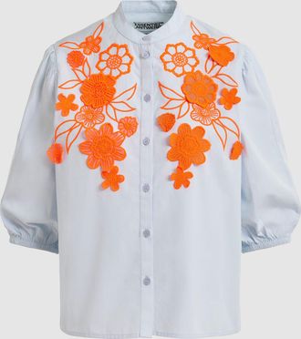 Essentiel Chemise Jorja Orange Bleu