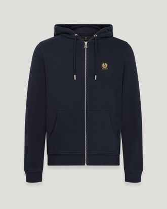 Belstaff Belstaff Sudadera Con Capucha Y Cremallera Vell&oacute;n de algod&oacute;n Tinta oscura 2XL