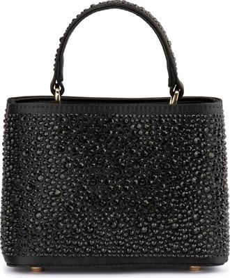 Olga Berg Daniel Hotfix Top Handle Bag in Black at Nordstrom Rack