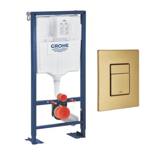 GROHE Bastidor Autoportante Grohe Solido + Placa De Accionamiento Grohe Skate Cosmopolitan Cool Sunrise