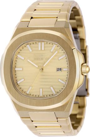 Invicta Speedway Quartz Gold Dial Mens Watch 48520