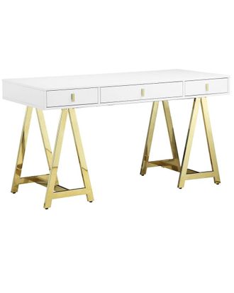 Pangea Home Gold Riley Desk