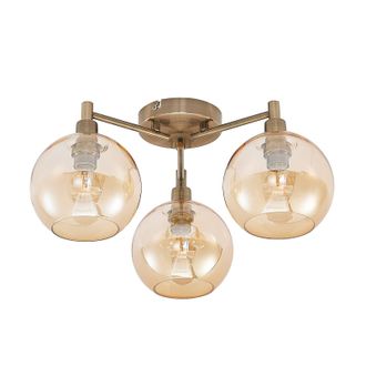 Lindby Lindby L&aacute;mpara De Techo jemissa En Dorado Metal