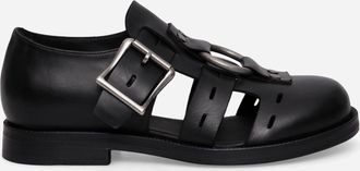 Martine Rose Bondage Belt Sandals Black