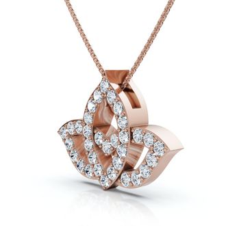 Pompeii3 1Ct Beverly Diamond Halo Bezel Pendant 14k Gold 18 Necklace Lab Grown