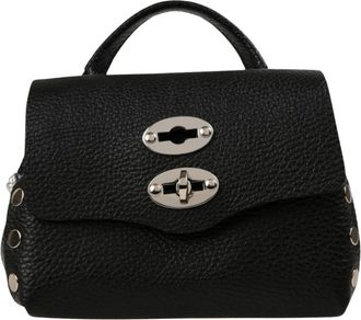 Zanellato Postina Daily Night - Dames - Schoudertassen - Zwart - ONE Size - Katoen - Tassen