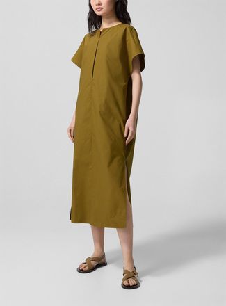 SOEUR Womens Olive poplin midi dress