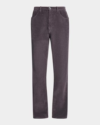 Marni Men & apos;s Corduroy Flared Five-Pocket Pants