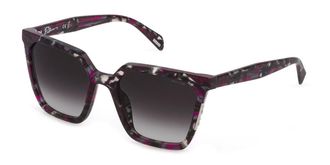 Police SPLD33 0XAY Mens Sunglasses Burgundy Size 54