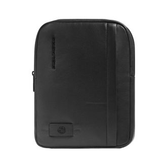 Piquadro Messenger Bags, male, Black, Size: ONE SIZE W137 Crossbody Bag