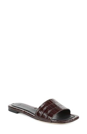 Vince Valeria Slide Sandal in Cacoa Brown at Nordstrom, Size 6.5