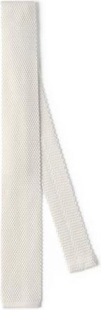 Brunello Cucinelli Knit necktie in White at Nordstrom