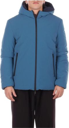 Suns Delhi Reversible Jacket - Heren - Winterjassen - Blauw - S - Polyester - Jassen