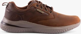 Skechers 210661/CDB DELSON 3.0 - GLAVINE Mens Shoes Dark Brown - Size UK 6.5