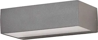 Lucande Lucande - L&aacute;mpara De Pared Led Exterior lissi En Negro Pl&aacute;stico