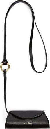 Jil Sander Custodia per rossetto in pelle - Nero