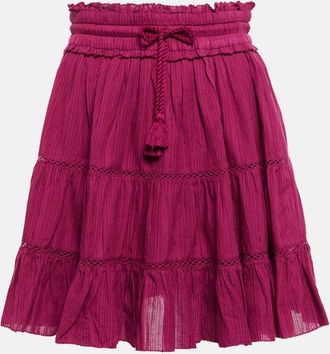 Isabel Marant Lioline cotton-blend miniskirt