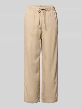 Only Weite Hose aus Viskose-Leinen-Mix Modell GOA in Sand, Gr&ouml;&szlig;e XL