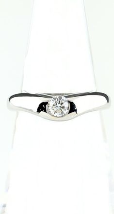 Tiffany & Co. Silver Platinum Band Ring (Pre-Owned)