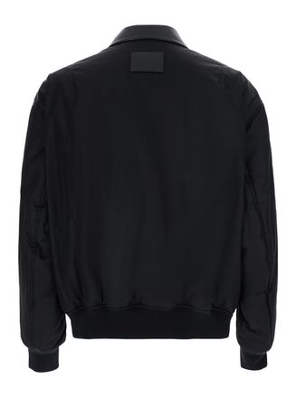 Balenciaga Tech Fabric Bomber Jacket - Black