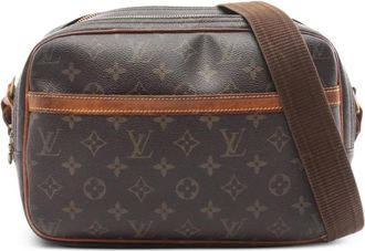 Louis Vuitton Borsa a tracolla Reporter PM in tela con monogramma 2007 - Marrone