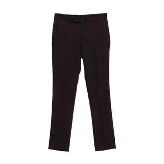 Paul Smith Suit Trousers, male, Brown, Size: W32 Raffia Espadrilles