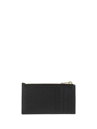 Saint Laurent Womens Leather Cardholder Nero Calf Bos Taurus Wallet