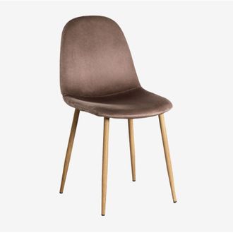 Sklum Sedia da pranzo imbottita Glamm SKLUM Legno naturale