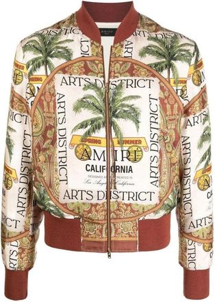 Amiri Printed Silk Jacket