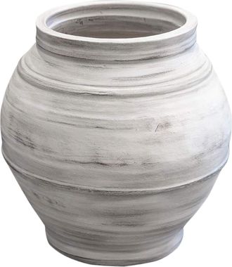 Schubiger M&ouml;bel Vase Amphore Grau H: 38 cm